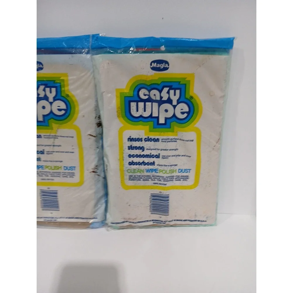 Vintage 80's Magla EASY‎ WIPE Wiping Cloths Rayon Prop Nostalgia Dead stock